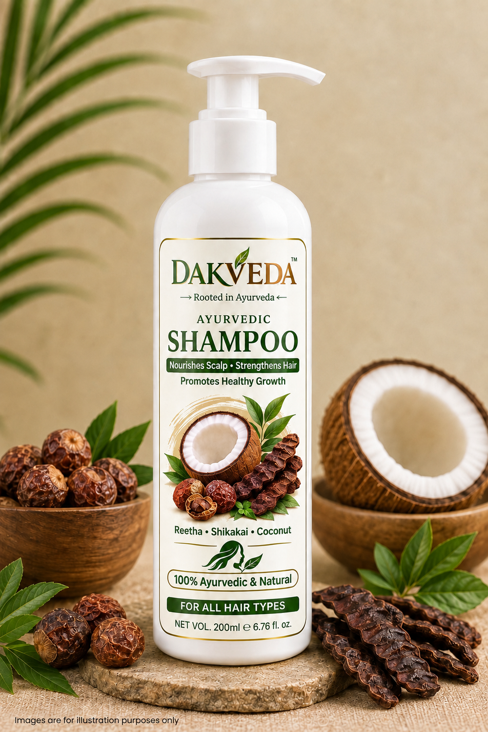 DAKVEDA AYURVEDIC SHAPOO
